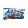 Metal plano conjunto juguete metal coche rueda libre die cast aeropuerto juego